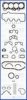 NISSA 1010105B28 Full Gasket Set, engine